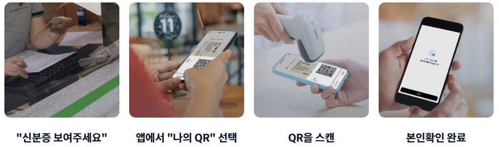 모바일 신분증 공공기관 사용 방법