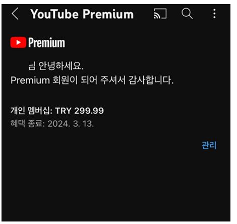 아이폰 유튜브 프리미엄 터키 우회 16