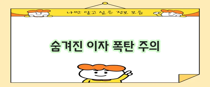 무방문 대출 금리가 예산에 미치는 영향 꼼꼼히 따져봐야 합니다