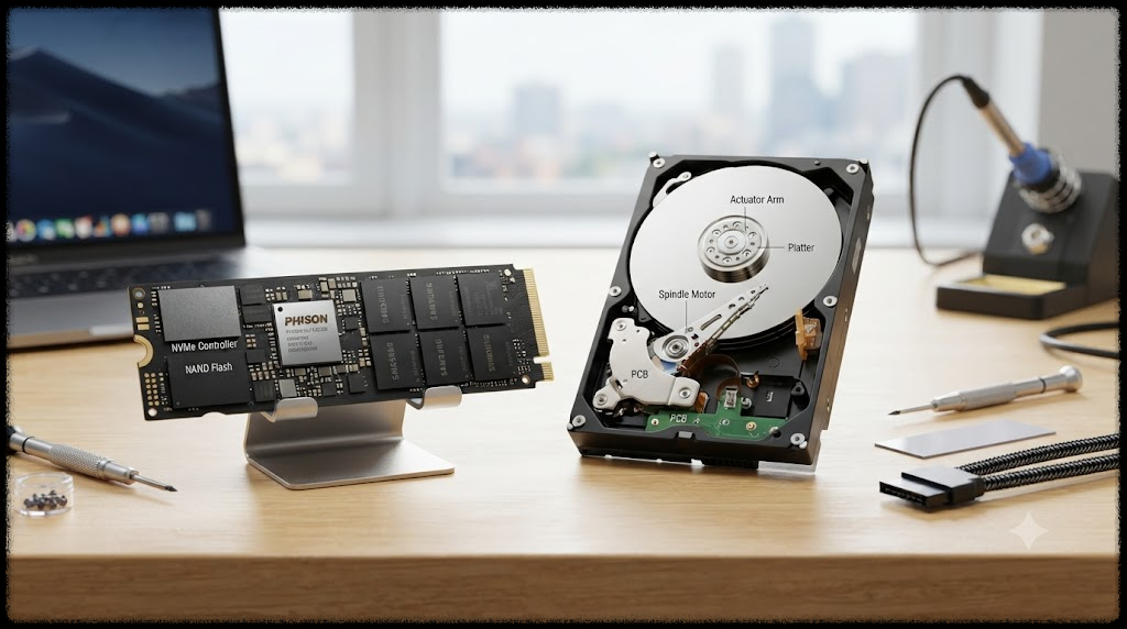 SSD와 HDD 차이점 및 선택 방법 : 내 컴퓨터에 맞는 저장장치 고르는 법