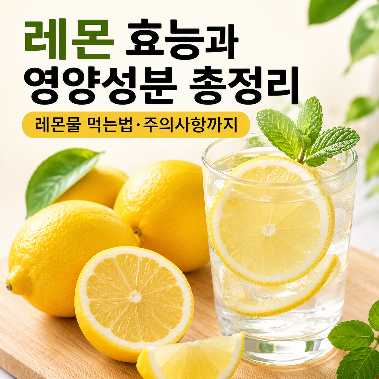 레몬 효능