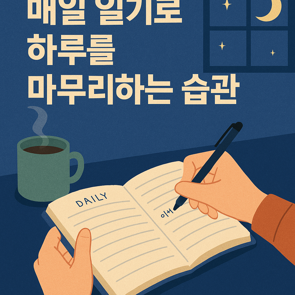 매일 일기로 하루를 마무리하는 습관