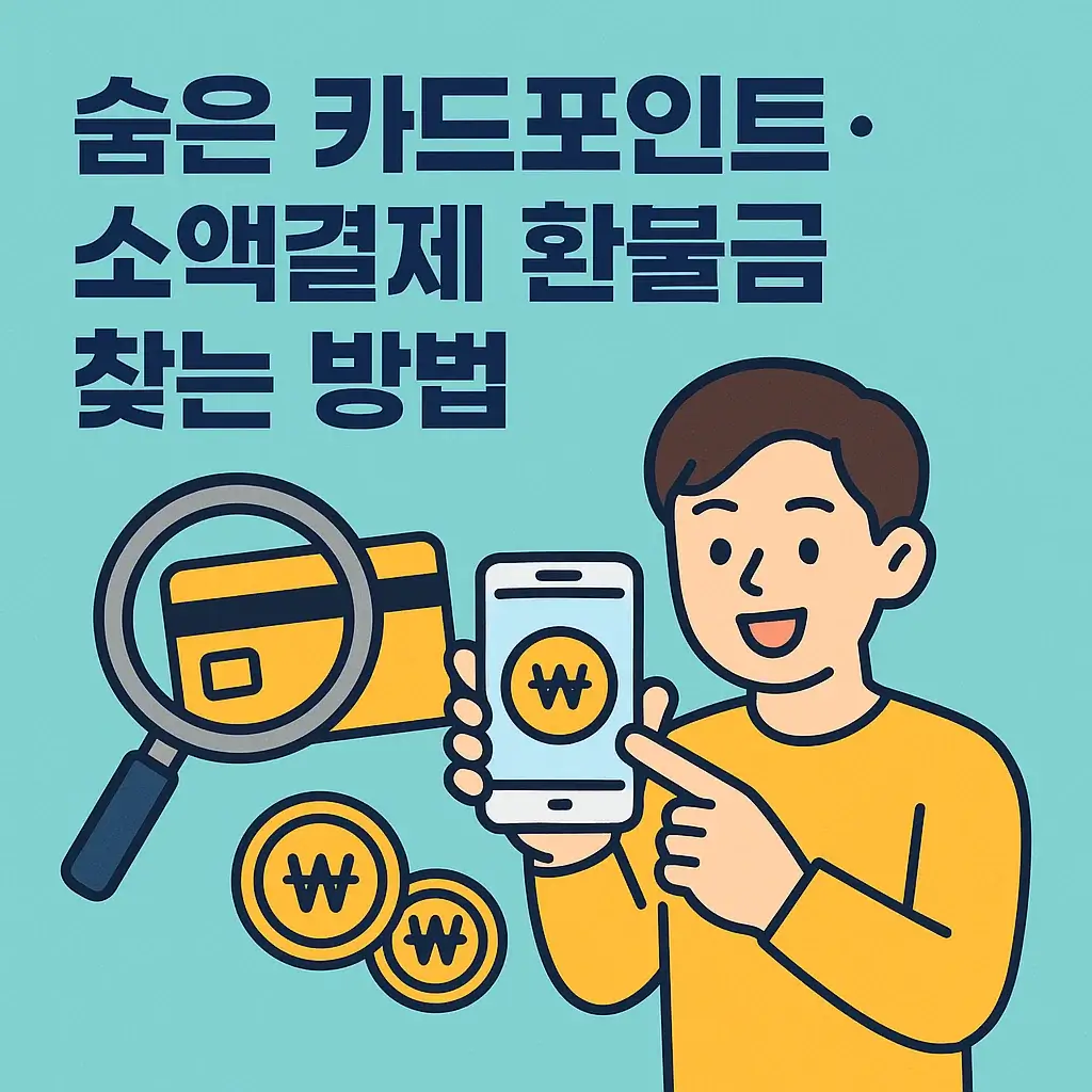 숨은 카드포인트·소액결제 환불금, 한 번에 찾고 현금화하는 법