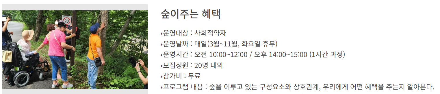 통고산 자연휴양림