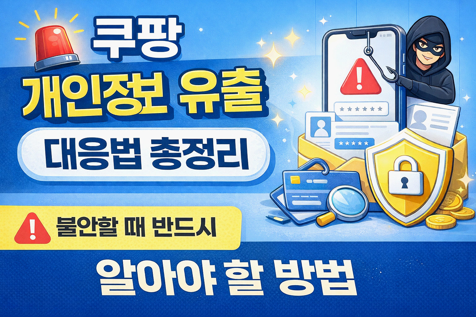 쿠팡 개인정보 유출 대응법 총정리