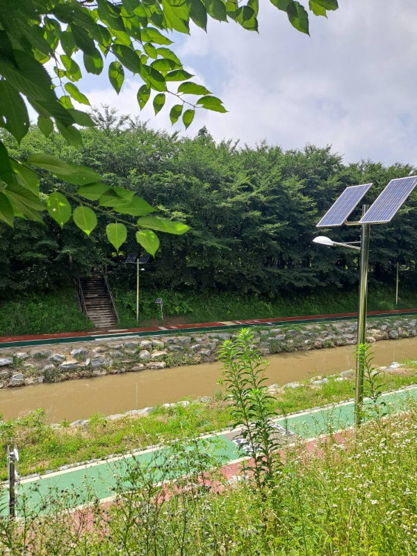 시민의숲 아래 하천