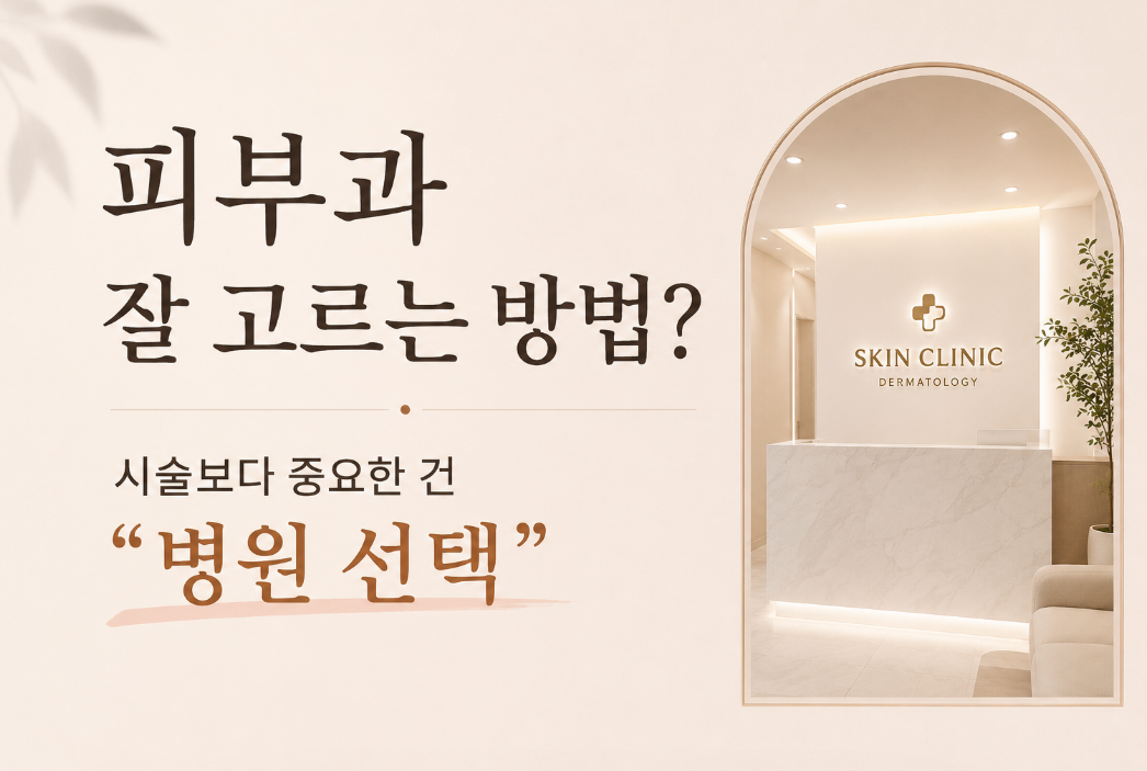 피부과 잘 고르는 법
