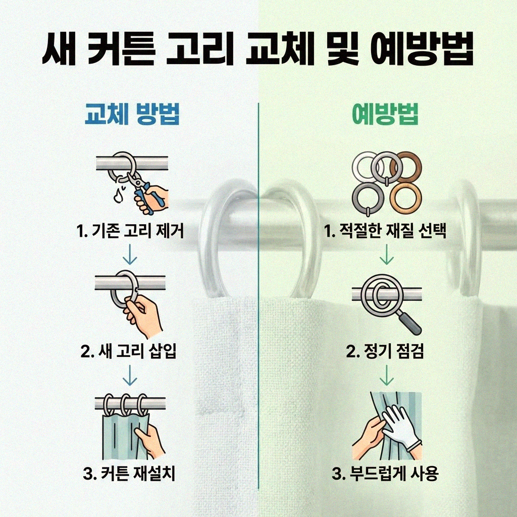 커튼 고리 부러졌을 때 당황하지 마세요 간단하게 해결하는 방법