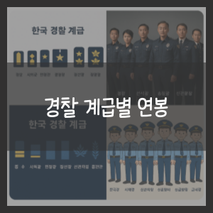 경찰 계급별 연봉