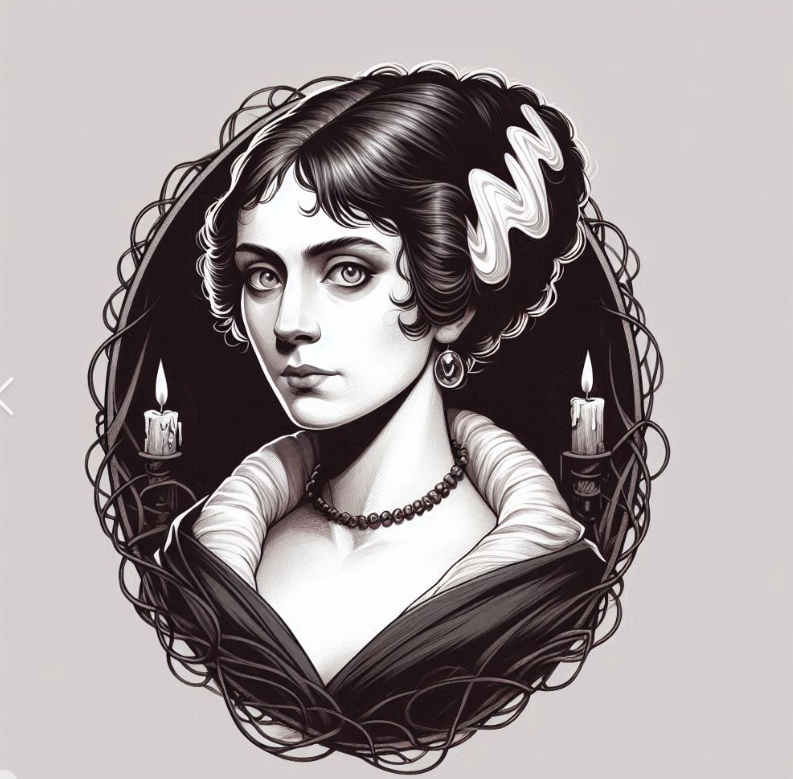 Mary Shelley AI로 그린 이미지
