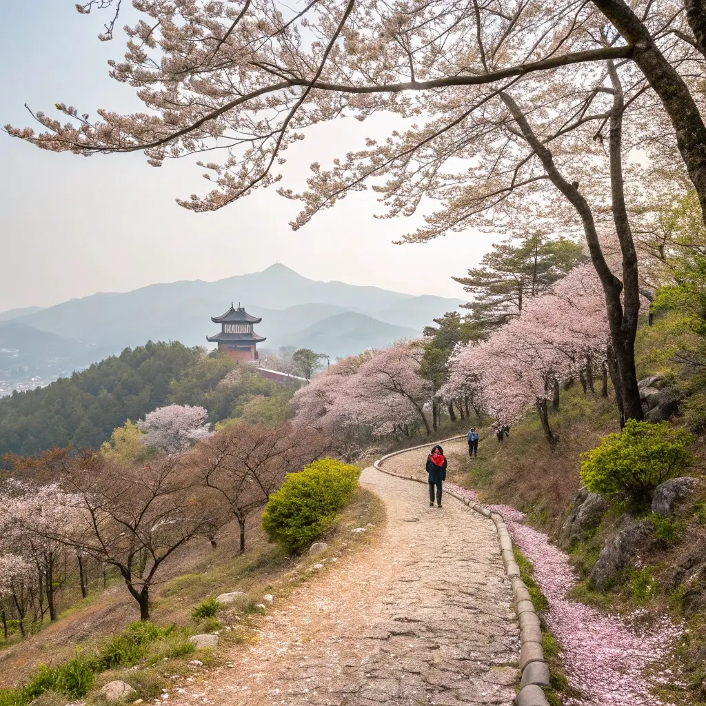 남한산성 : 등산 겸 봄 산책 코스