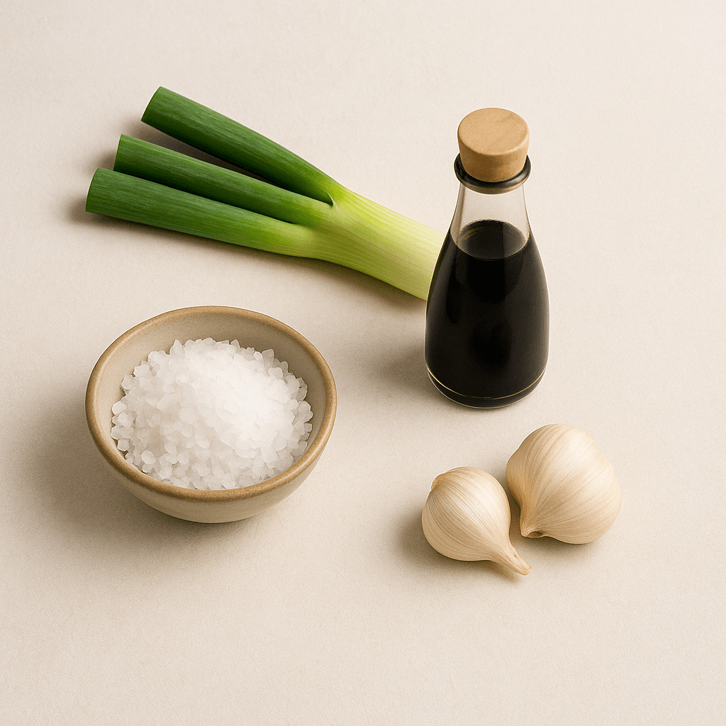 겨울 밑간의 기술 — 소금, 설탕, 간장, 향신 채소가 맛을 결정하는 마지막 1%