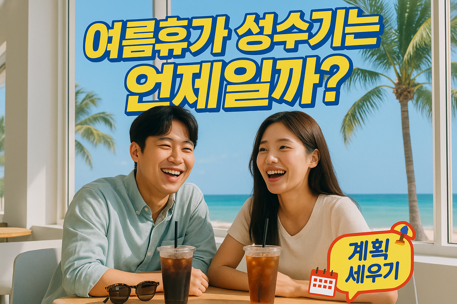 여름휴가 성수기는 언제일까?