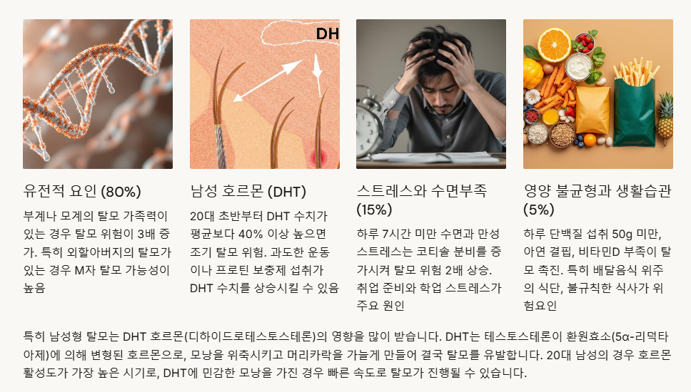 20대 남성 탈모 원인