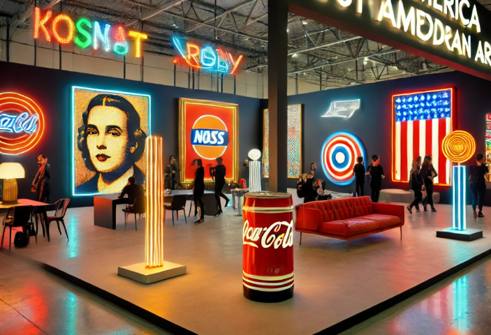 북미의 특징을 담은 아트페어 이미지 입니다.