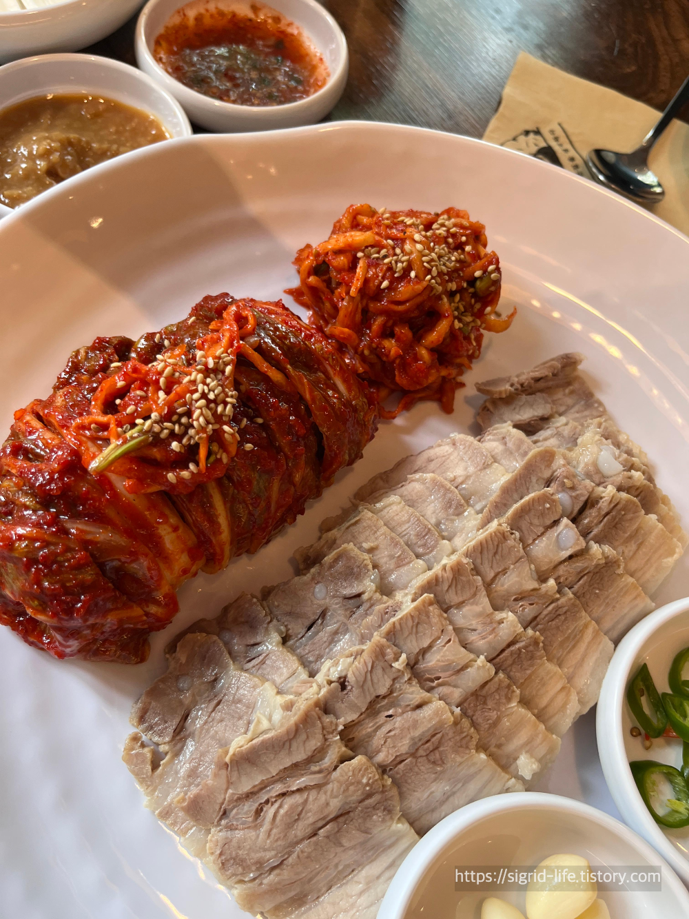 소사면옥보쌈맛집