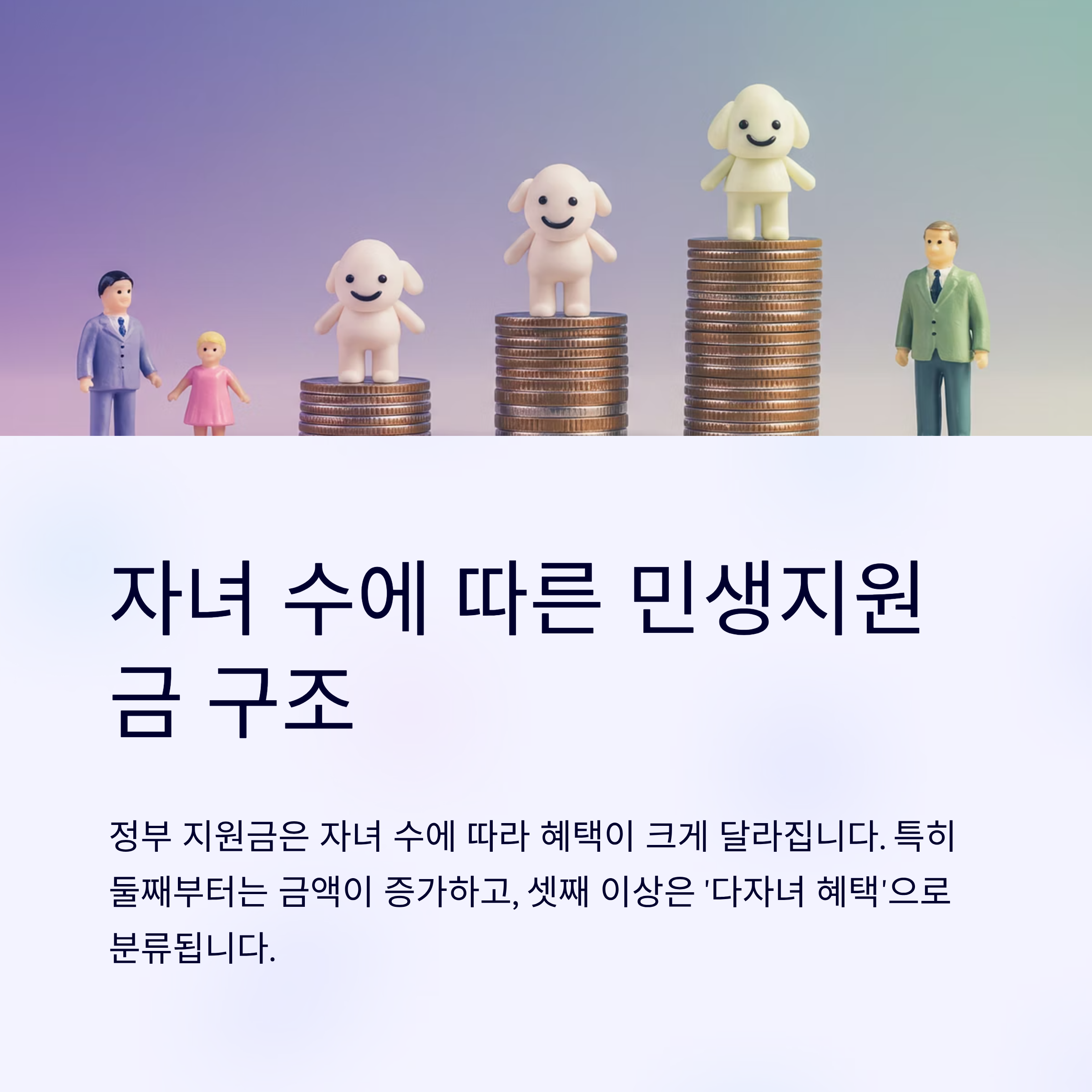 민생지원금 자녀 금액 총정리