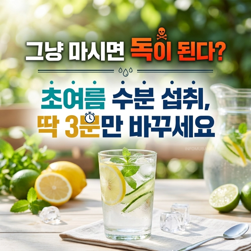 초여름 건강을 지키는 수분 섭취법