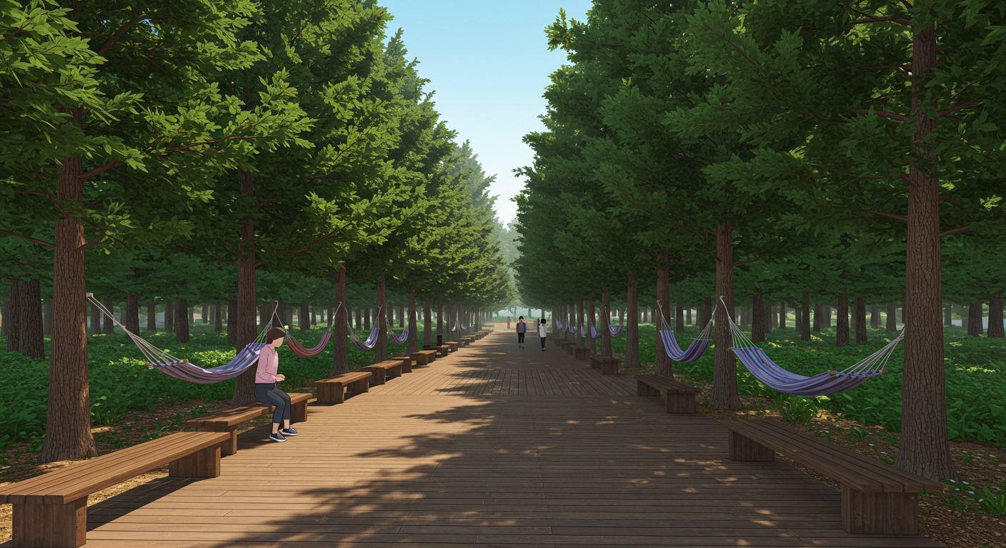 구봉산 치유숲길 편백나무 힐링 코스