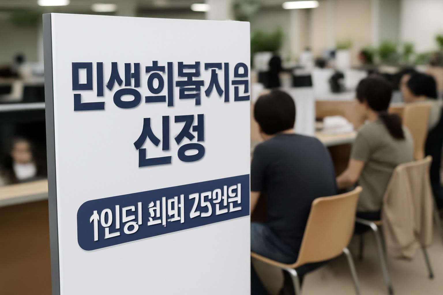 민생회복지원금 신청 1인당