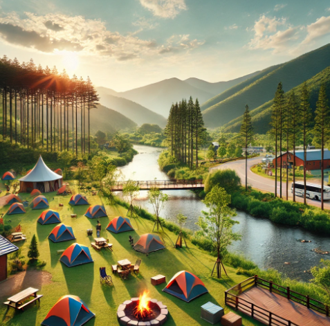 경기도 캠핑장 같은 이미지 참고