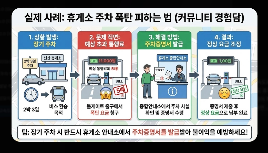 고속도로 휴게소 주차(2026년, 기본 규정, 안내 시스템)(+ 개방형 휴게소)