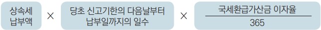 상속세-이자상당액-계산식-사진