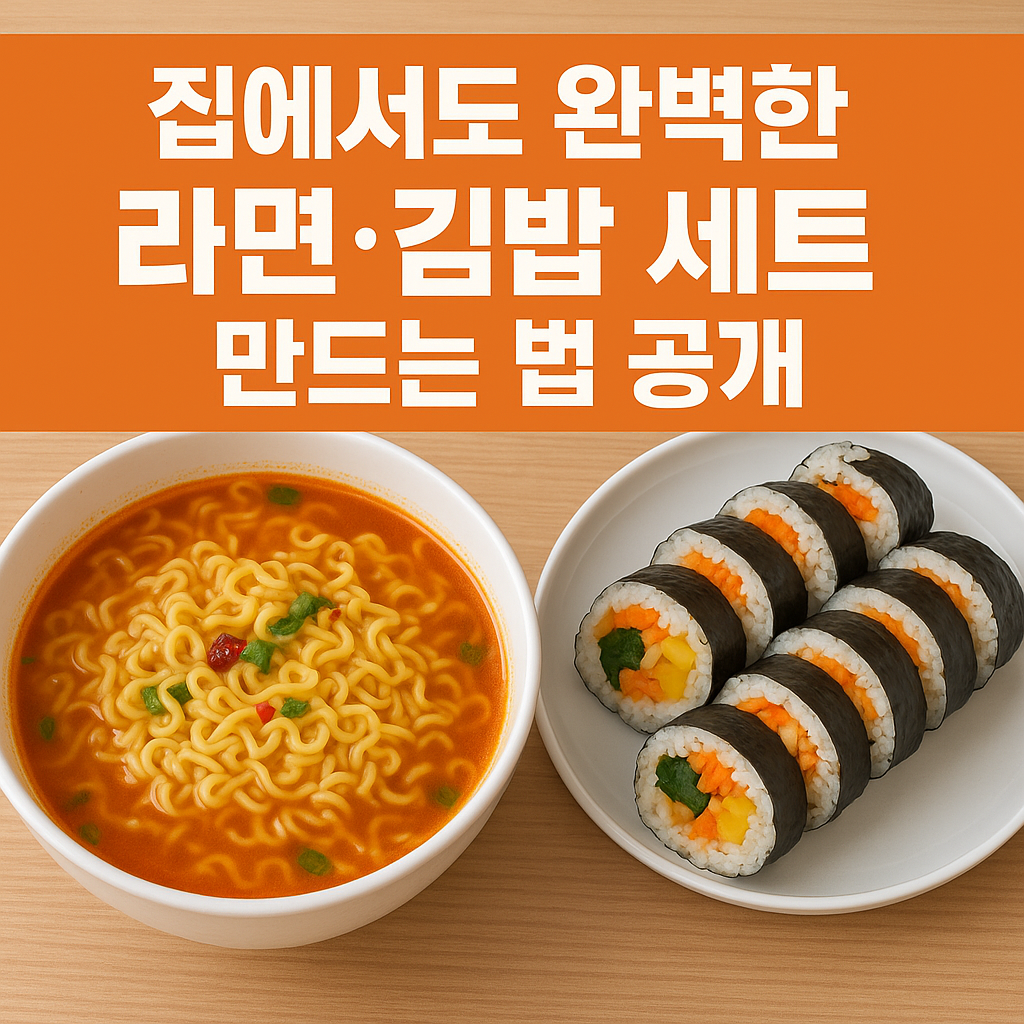 라면·김밥