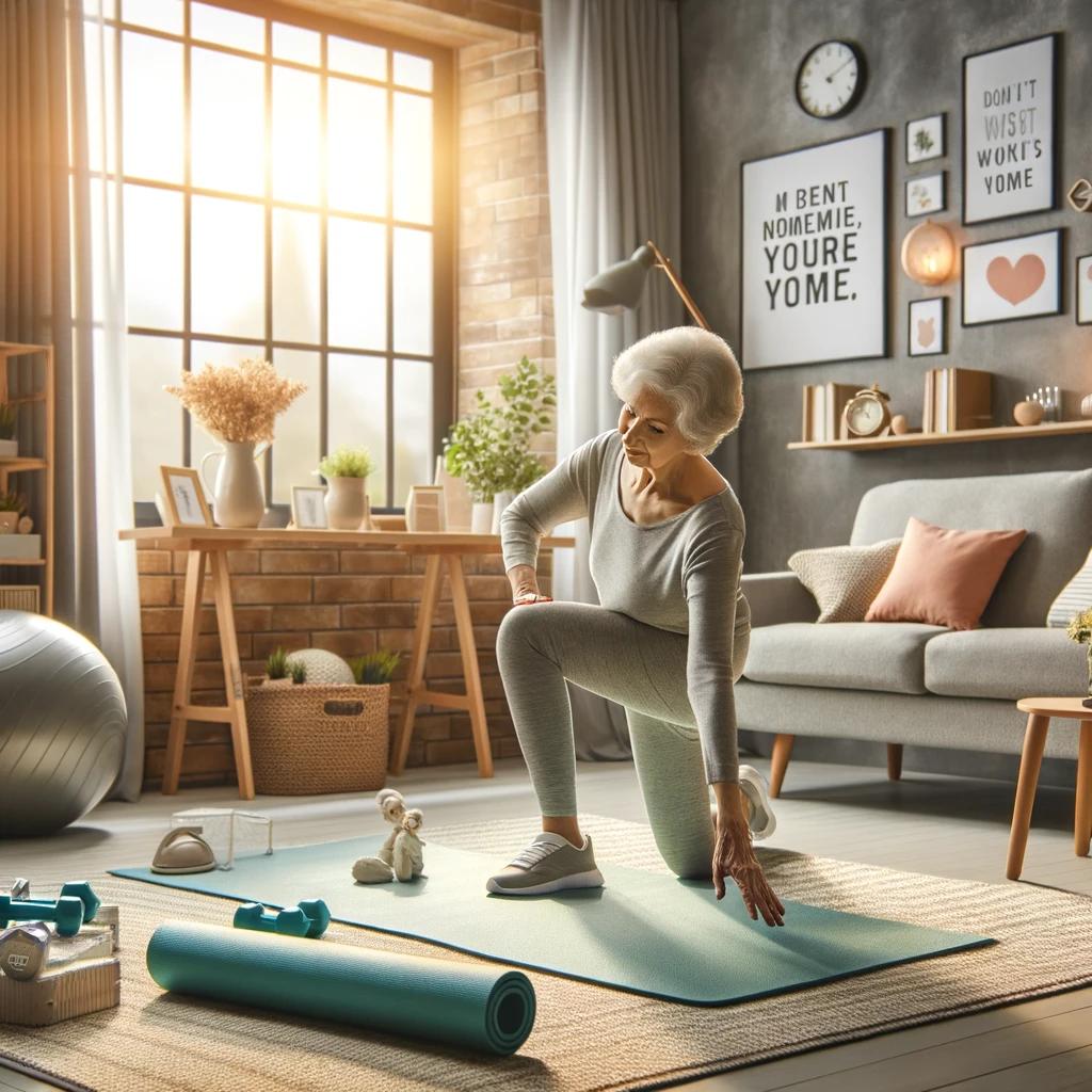 평생학교 시니어 홈트레이닝