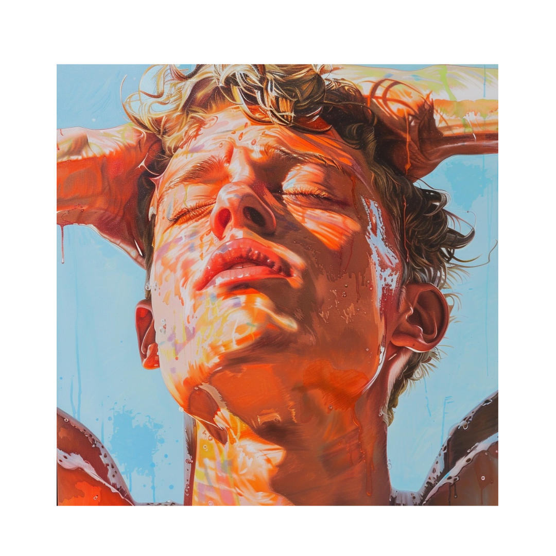 햇빛화상과 관련된 사진입니다.