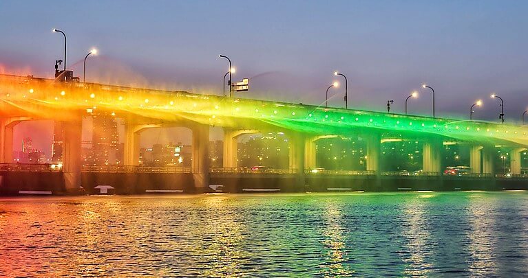 달빛무지개분수