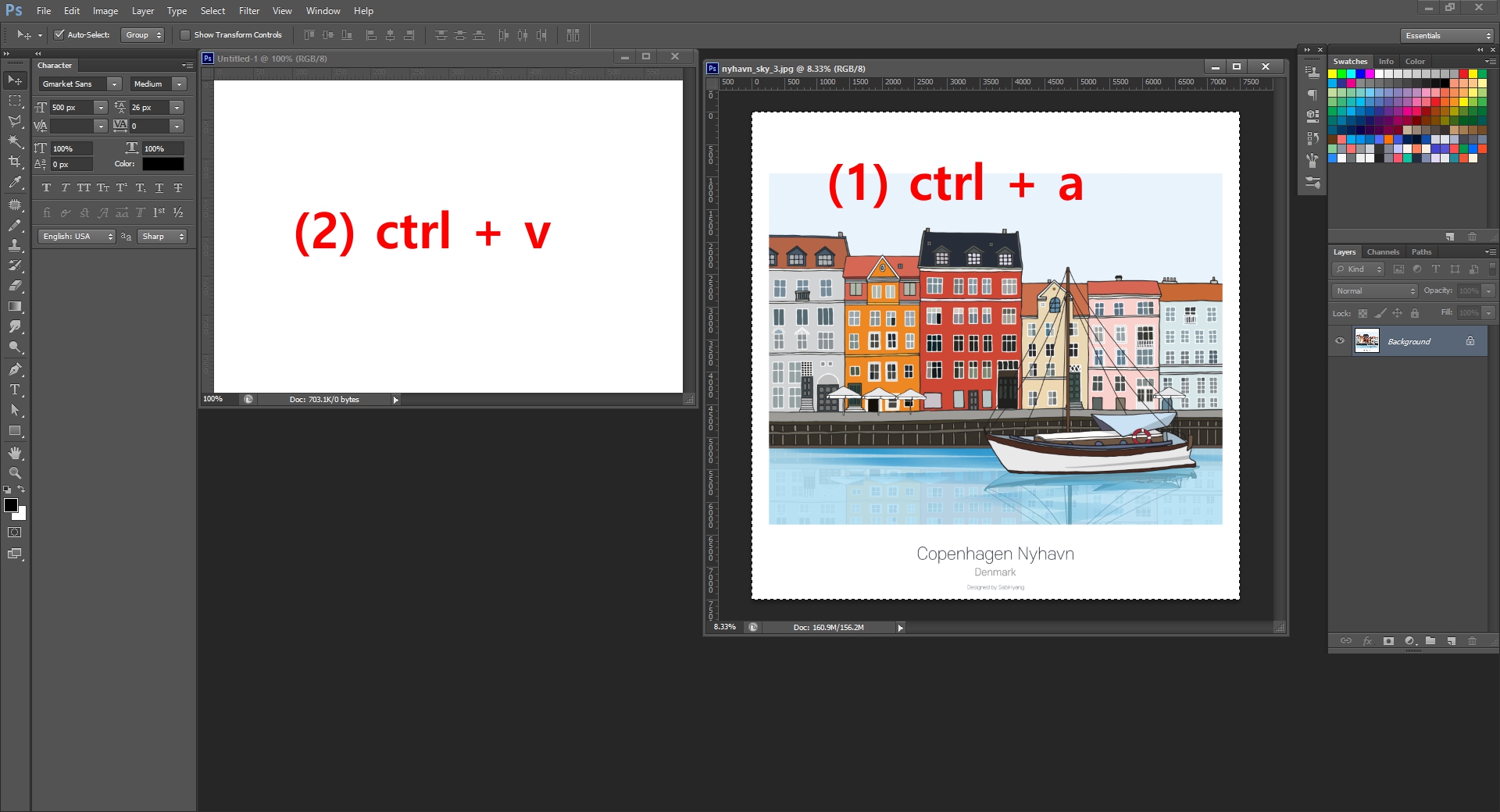 포토샵 이미지 크기 줄이기