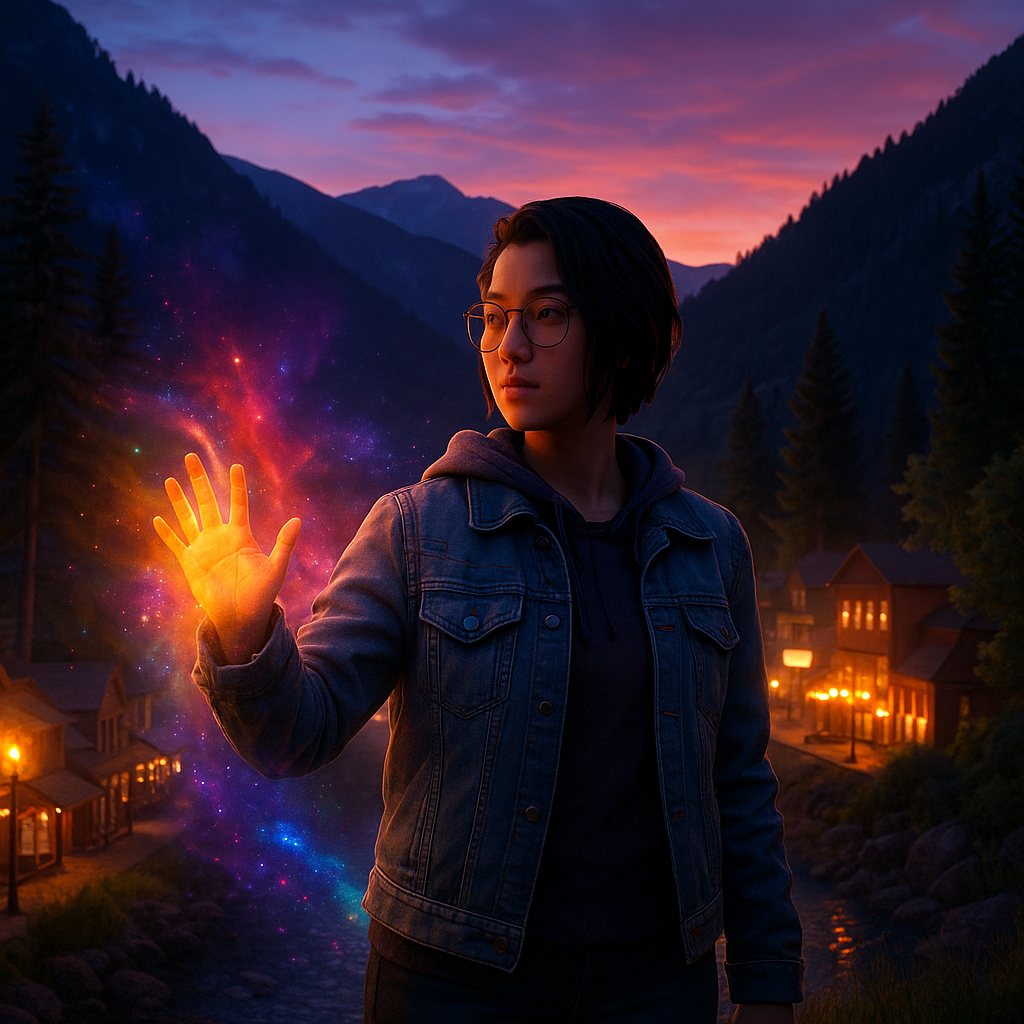 오오라를 느끼는 소녀 게임사진