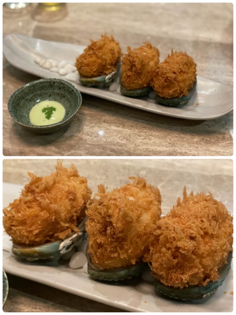 도쿄등심-크림새우-고로케