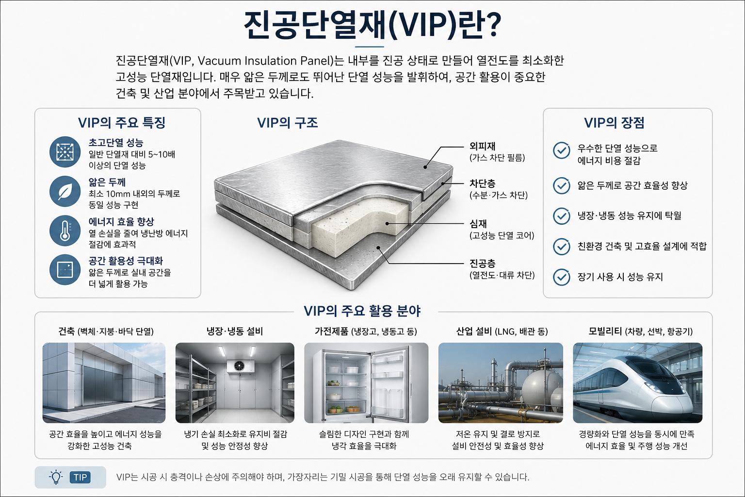 진공단열재(VIP)란