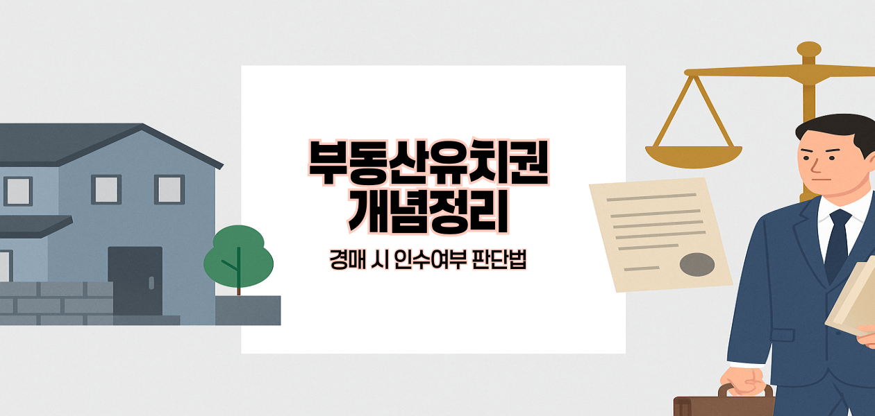 부동산유치권 개념정리|경매 시 인수여부 판단법