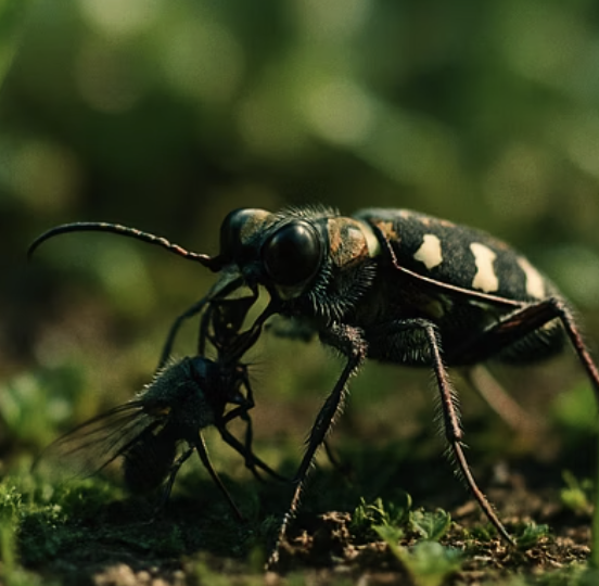 길앞잡이 곤충의 생태와 특징 총정리, 우리 주변에서 쉽게 볼 수 있는 포식자