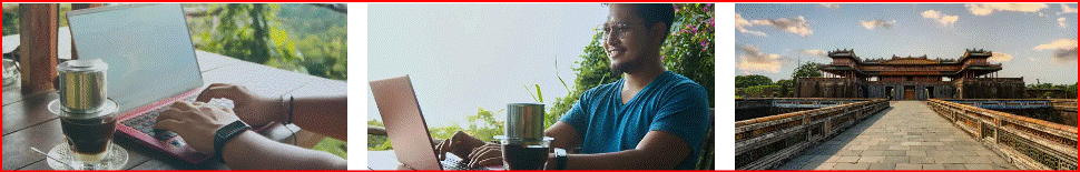 재택근무의 핫플레이스, 베트남-🌿 핫플레이스 베트남, 일과 여유를 동시에 
한 잔의 베트남식 커피와 함께, 자연 속에서 즐기는 노마드 라이프