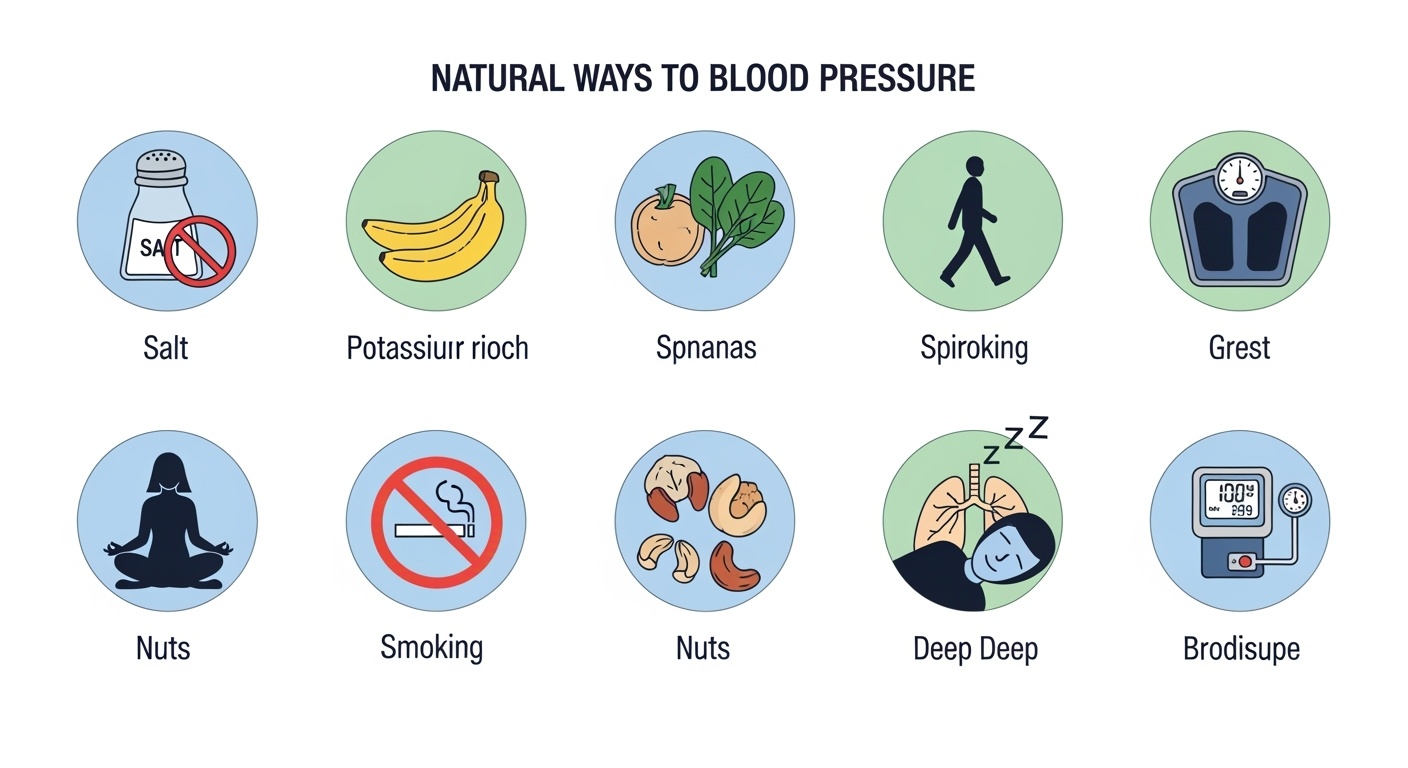 "고혈압 낮추는 방법 10가지 - 약 없이도 가능한 자연요법"