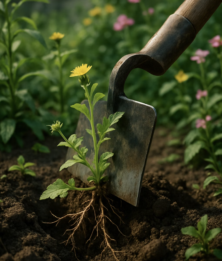 호미 한 자루로 뿌리까지 제압하는 법