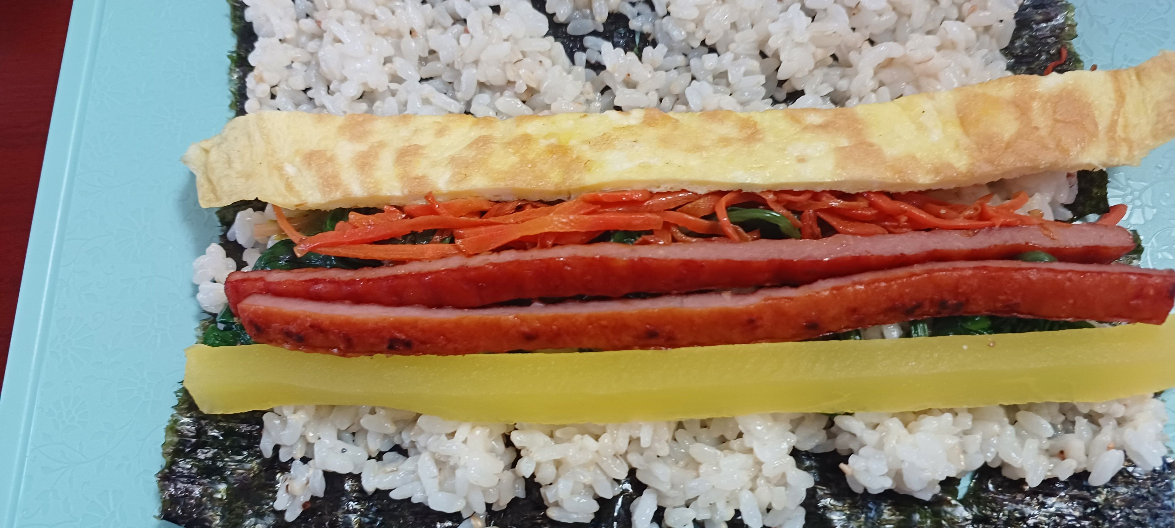 김밥 말기