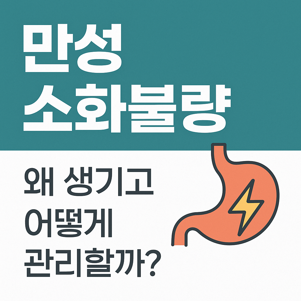 만성 소화불량 원인과 관리 방법 안내