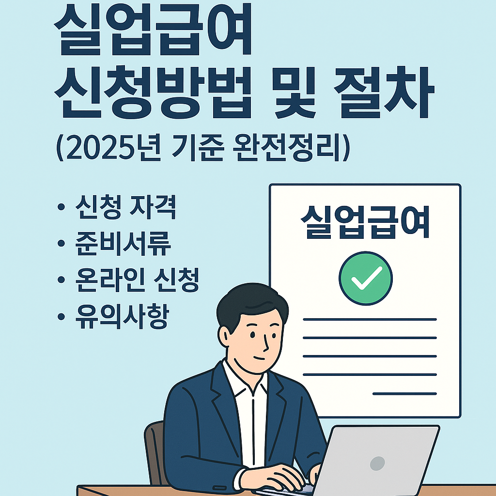 실업급여 신청방법 및 절차