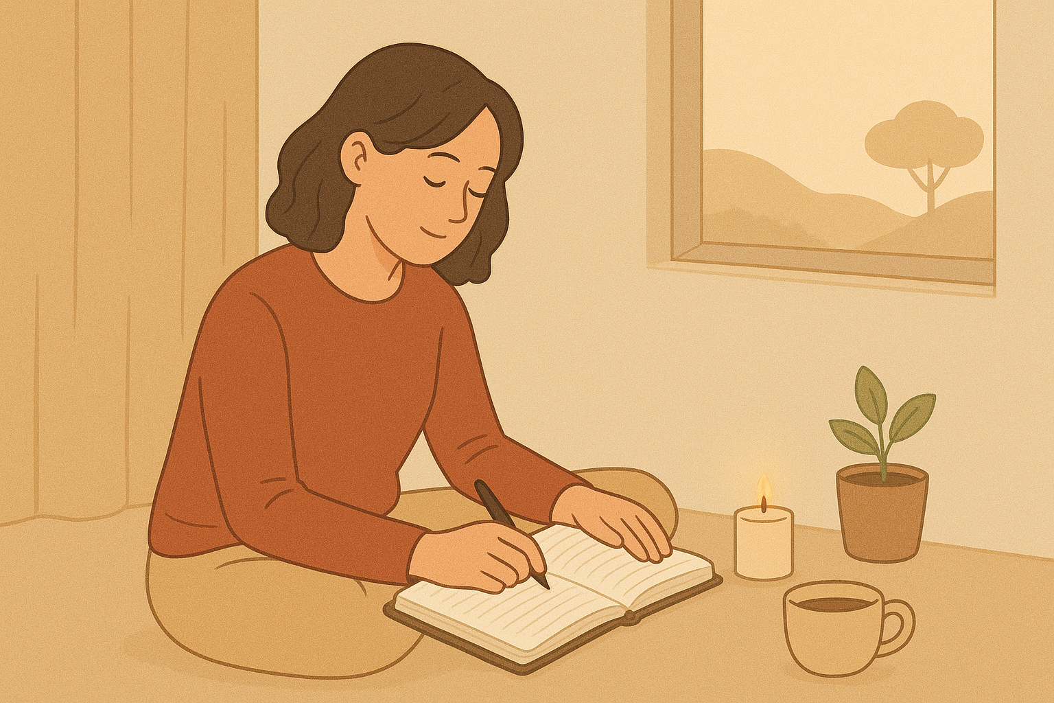 자기 성찰하는 이미지