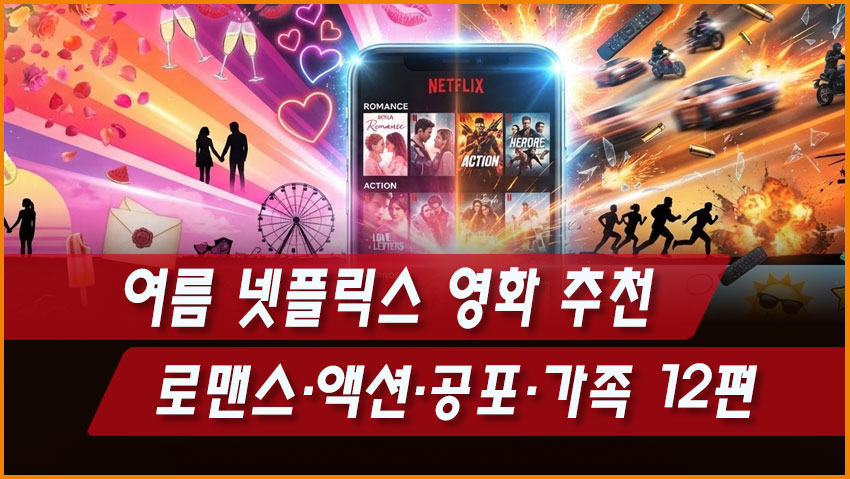 여름 넷플릭스 영화 추천|로맨스·액션·공포·가족 12편