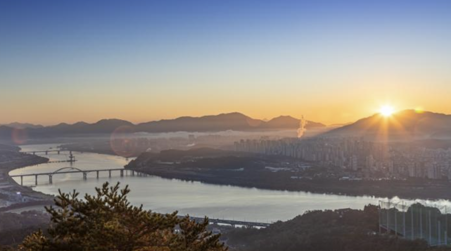 아차산 전경