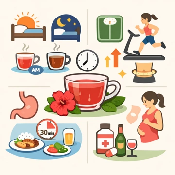 히비스커스 마시는 시간 섭취 타이밍 안내4