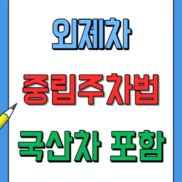 외제차(수입차) 중립주차 하는 방법, 국산차종별 꿀팁 포함