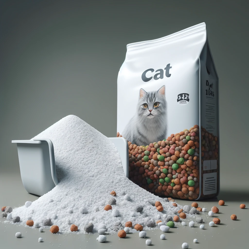 고양이 사료 모래