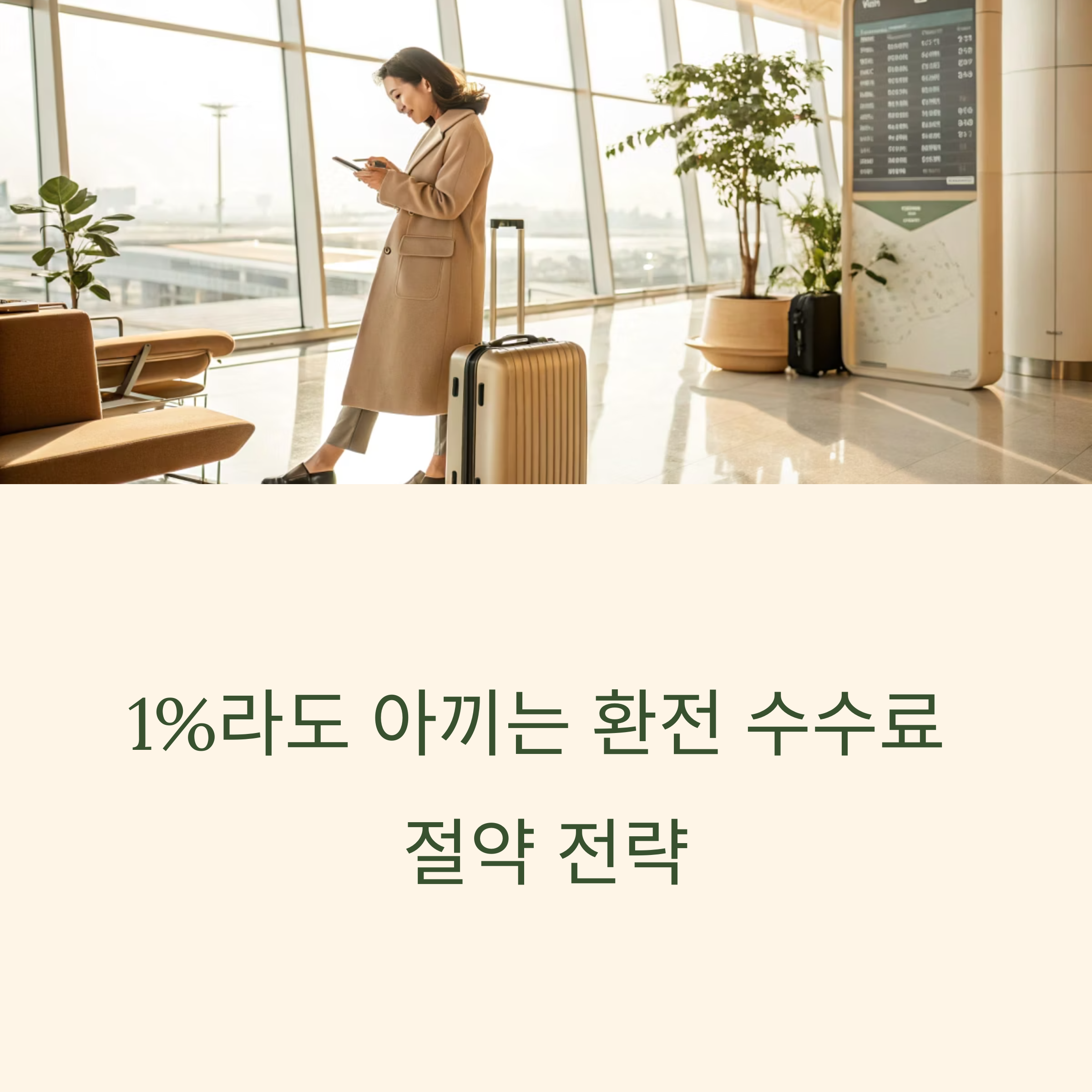 1%라도 아끼는 환전 수수료 절약 전략: 은행·환전소·카드 완벽 비교